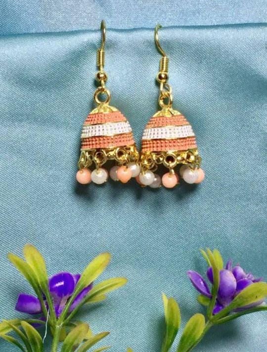 Pastel Jhumka Earrings